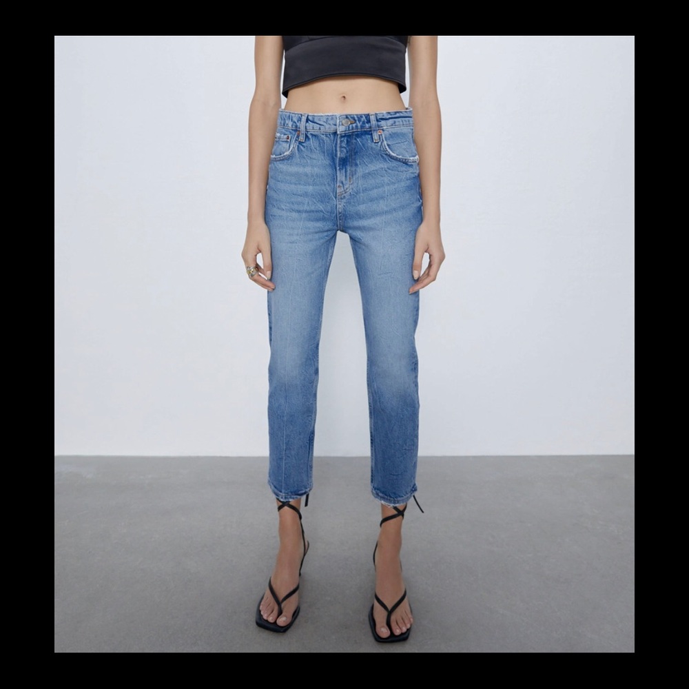 Zara ZW premium slim ocean blue- Sz 6 (28)